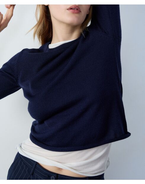 Jersey azul marino Gilou