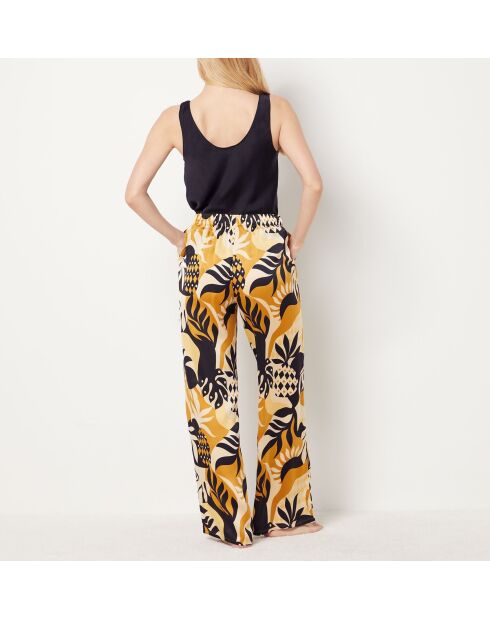 Bendjy-broek met gele print