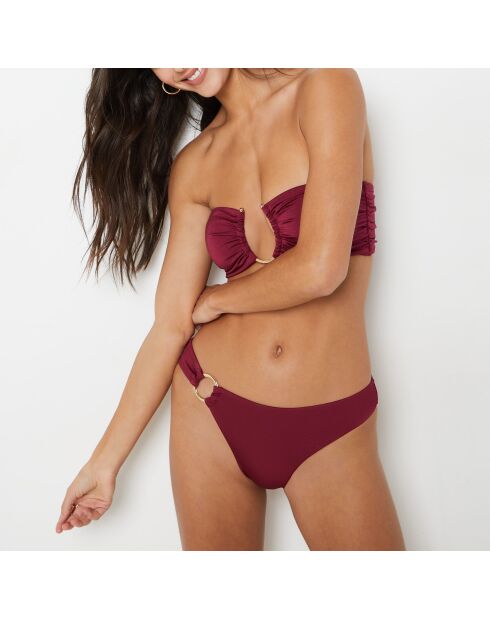 Slip bikini standard Nouba bordeaux granato