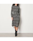 Robe Erebe imprimé anthracite