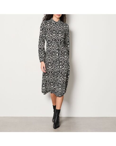 Robe Erebe imprimé anthracite
