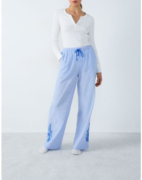 Hemelsblauwe indianenbroek