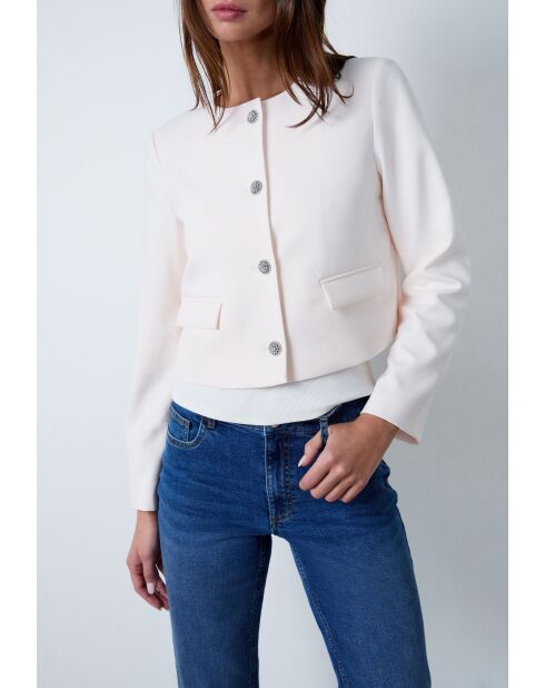 Crèmekleurige jas Uffie