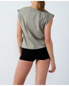 Ider khakifarbenes olivgrünes T-Shirt