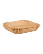 Juego de 50 piezas de papel cuadrado para hornear al aire - 20x20x4 cm