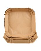 Juego de 50 piezas de papel cuadrado para hornear al aire - 20x20x4 cm