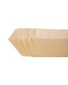 Juego de 50 piezas de papel cuadrado para hornear al aire - 20x20x4 cm