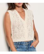 Cardigan Folio écru