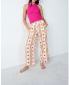 Mehrfarbig bedruckte Hose Forta