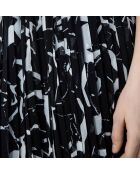 Gonna Jasmin con stampa a fondo nero