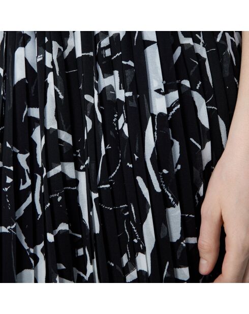 Gonna Jasmin con stampa a fondo nero