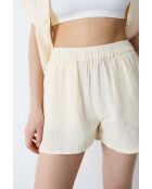 Lichtgele korte broek Venicia