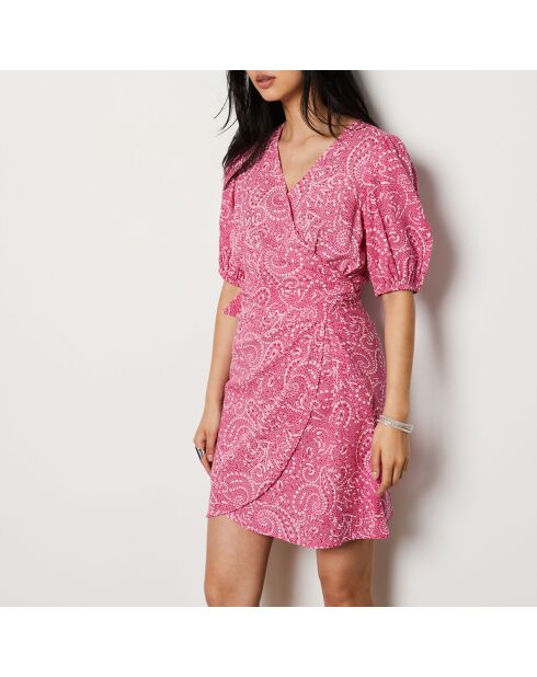 Blaues Druckkleid Horatia