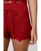 Pantalones cortos Gaurine de terracota