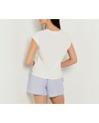 T-Shirt Begonia blanc