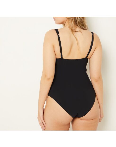 Novia s24 zwart klassiek 1-delig badpak zonder frame en zonder schelp