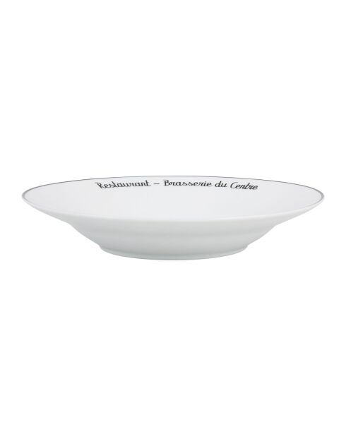 Service à vaisselle porcelaine Décor Brasserie Du Centre - 18 pièces
