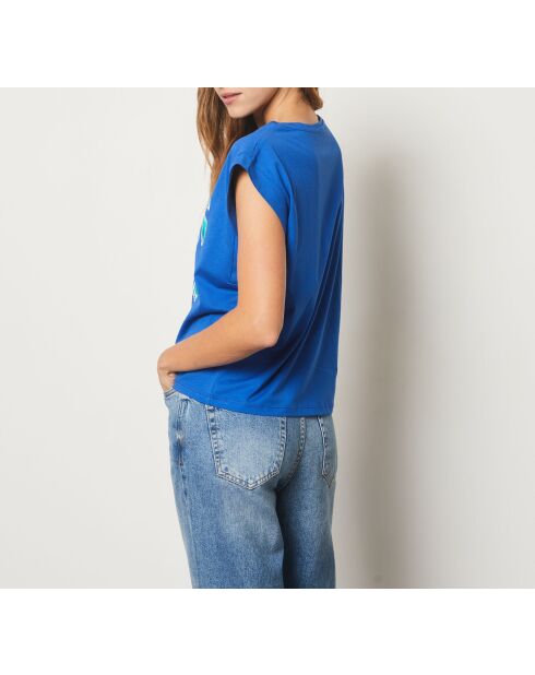 T-shirt Palmiro blu royal