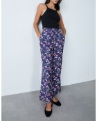 Pantaloni Vilma con stampa floreale multicolor