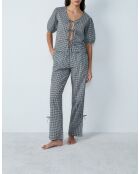 Blusa Poupa stampata su fondo bianco