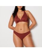 Soutien-gorge triangle avec armature et sans coque Idyllique rouille