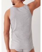 Camiseta sin mangas negra de algodón orgánico Maxime