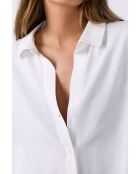 Elmo b weißes Langarmhemd