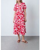 Rotes Druckkleid Ebbi