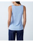 Hemelsblauwe tanktop van Ganga Marcel