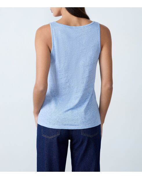 Hemelsblauwe tanktop van Ganga Marcel