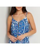 Blue Blossom Unterhemd