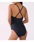Costume da bagno monopezzo senza ferretto nero luna