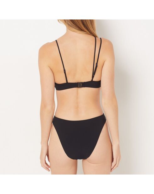 Maillot de bain 1 pièce sans armature sans coque Teva noir