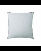 Federa per cuscino L'Île Rousse marrone ambra stampato in percalle di cotone