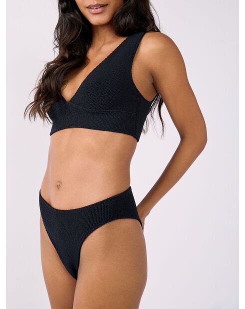 Onesize by etam Bikinihose mit hohem Beinausschnitt, schwarz