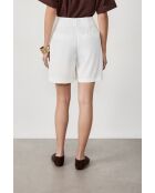 Ecrufarbene Shorts Sammy