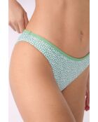 Anchusa Standard-Bikinihose mit grünem Hintergrunddruck
