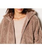 Miella bruine driedelige pyjama