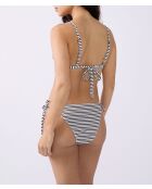 Mehrfarbiger Ajo-BH ohne Bügel, Stirnband und ohne Schale