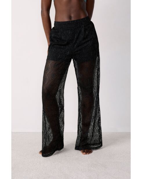 Pantalon droit Brille b noir