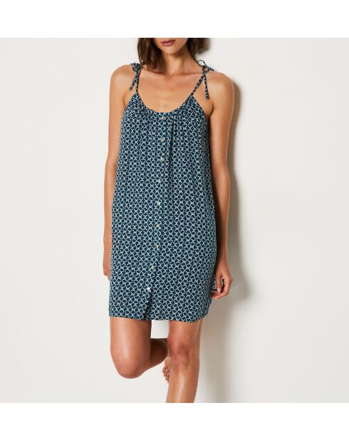 Camicia da notte turchese Siana