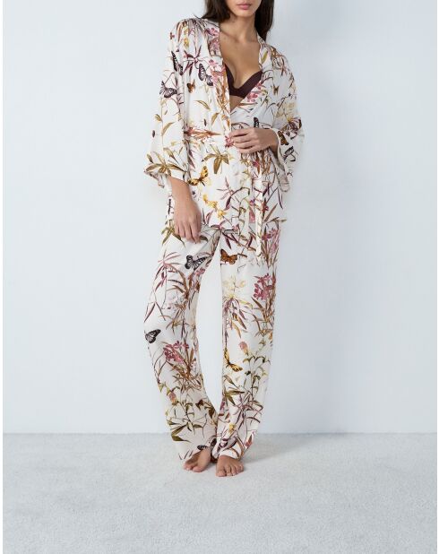 Déshabillé Paco imprimé fond blanc