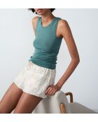 Camiseta sin mangas verde abeto Bayside