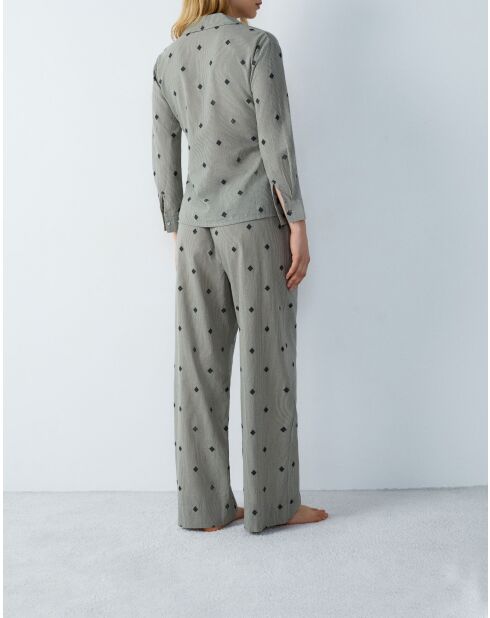 Irys khakifarbenes olivgrünes Hemd