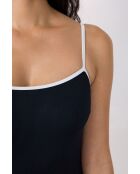 Maillot de bain 1 pièce sans armature sans coque Carioca noir
