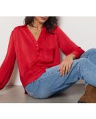 Een polya rood overhemd