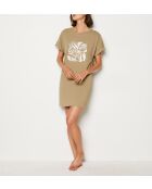 Camisón Big T Sileas caqui oliva