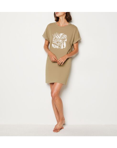 Camisón Big T Sileas caqui oliva