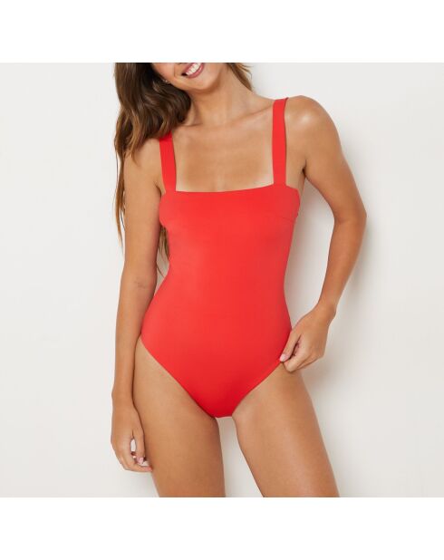 1 Stück Badeanzug ohne Rahmen ohne Schale 2 Sculpt rot