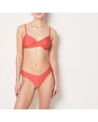 Caleta coral Braziliaans bikinibroekje met hoge pijpen